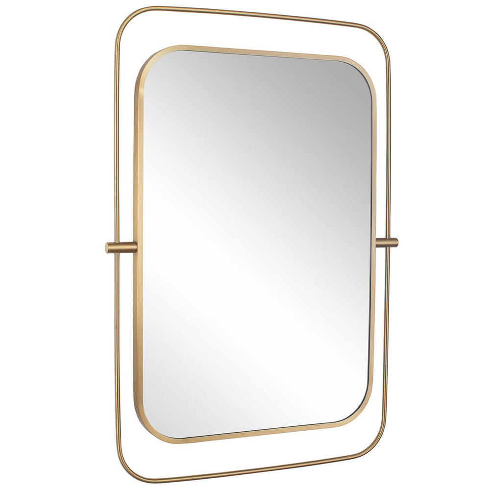 Moreni Mirror, Antique Brass