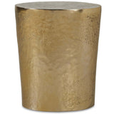 Morroni Accent Table, Antique Brass