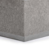 Morse Outdoor Coffee Table, Dark Gray-Furniture - Accent Tables-High Fashion Home