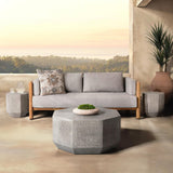 Morse Outdoor Coffee Table, Dark Gray-Furniture - Accent Tables-High Fashion Home