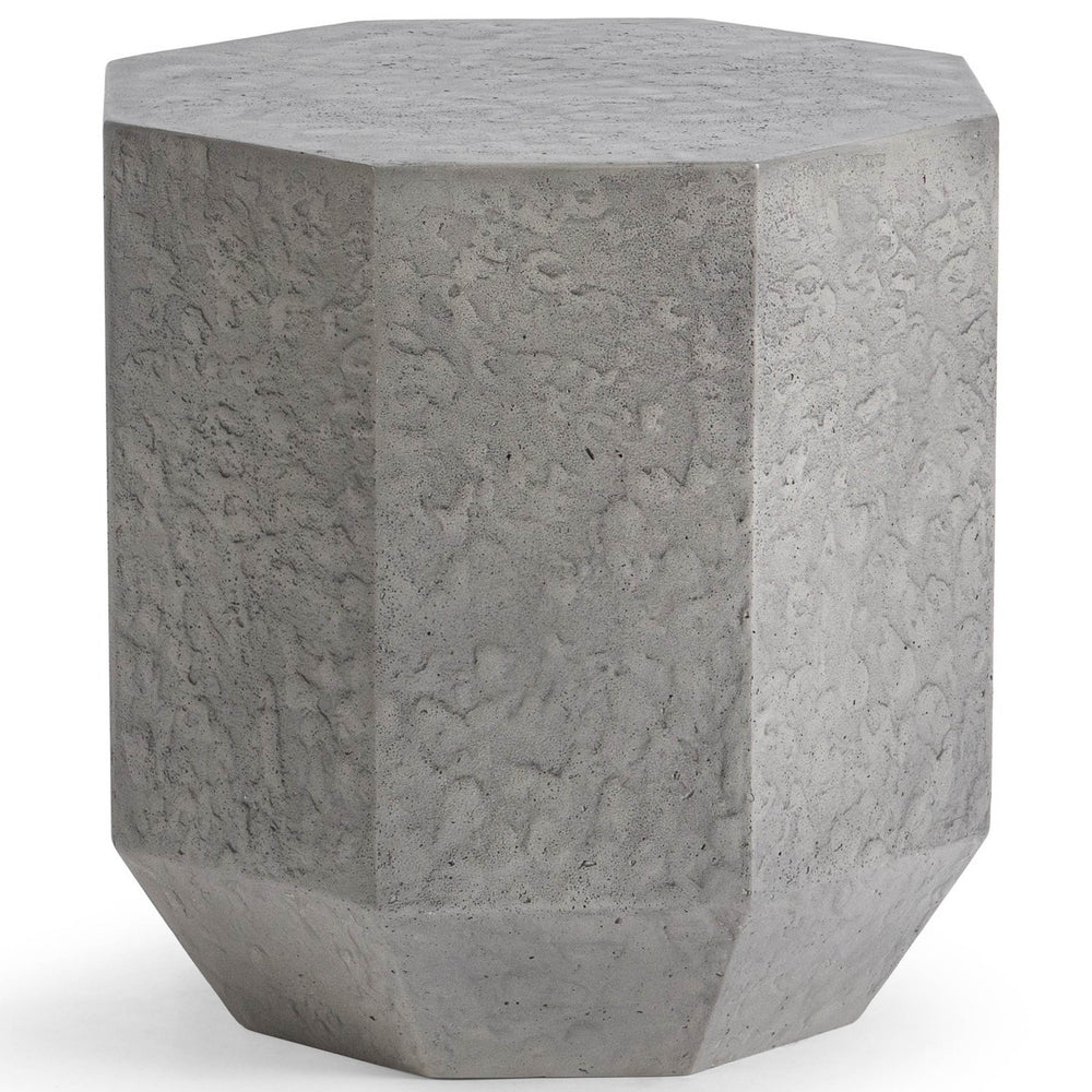 Morse Outdoor End Table, Dark Gray-Furniture - Outdoor-High Fashion Home