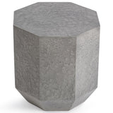 Morse Outdoor End Table, Dark Gray-Furniture - Outdoor-High Fashion Home