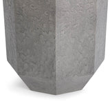 Morse Outdoor End Table, Dark Gray-Furniture - Outdoor-High Fashion Home