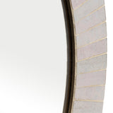 Mosaic Round Mirror, Champagne