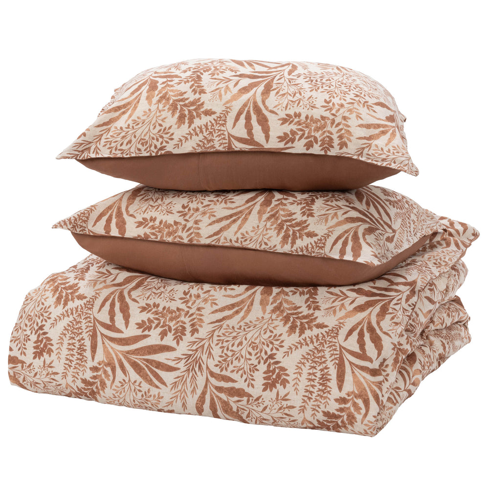 Mulberry Duvet Set, Chestnut Brown