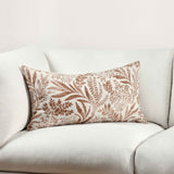 Mulberry Lumbar Pillow, Chestnut Brown