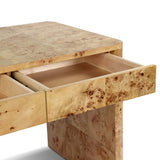 Mullins Desk, Natural Mappa Burl by Four Hands-Furniture - Office-High Fashion Home