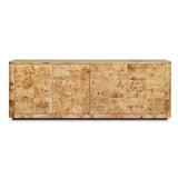 Mullins Media Console, Natural Mappa Burl by Four Hands-Furniture - Storage-High Fashion Home