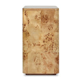 Mullins Small Cabinet, Natural Mappa Burl by Four Hands-Furniture - Storage-High Fashion Home