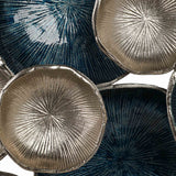 Multi-Disc Wall Decor, Blue/Silver