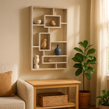 Multi-Tier Wall Shelf, White Wash