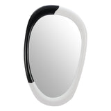 Muna Mirror, White & Black-Accessories-High Fashion Home