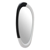 Muna Mirror, White & Black-Accessories-High Fashion Home