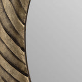 Hurricane Pattern Mirror, Bronze