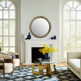 Hurricane Pattern Mirror, Bronze