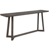 Muse Console, Washed Charcoal-Furniture - Accent Tables-High Fashion Home