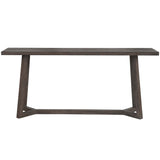 Muse Console, Washed Charcoal-Furniture - Accent Tables-High Fashion Home