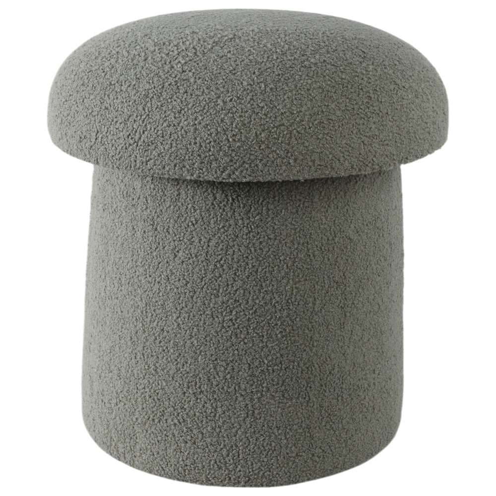 Mushroom Ottoman, Grey