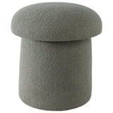 Mushroom Ottoman, Grey