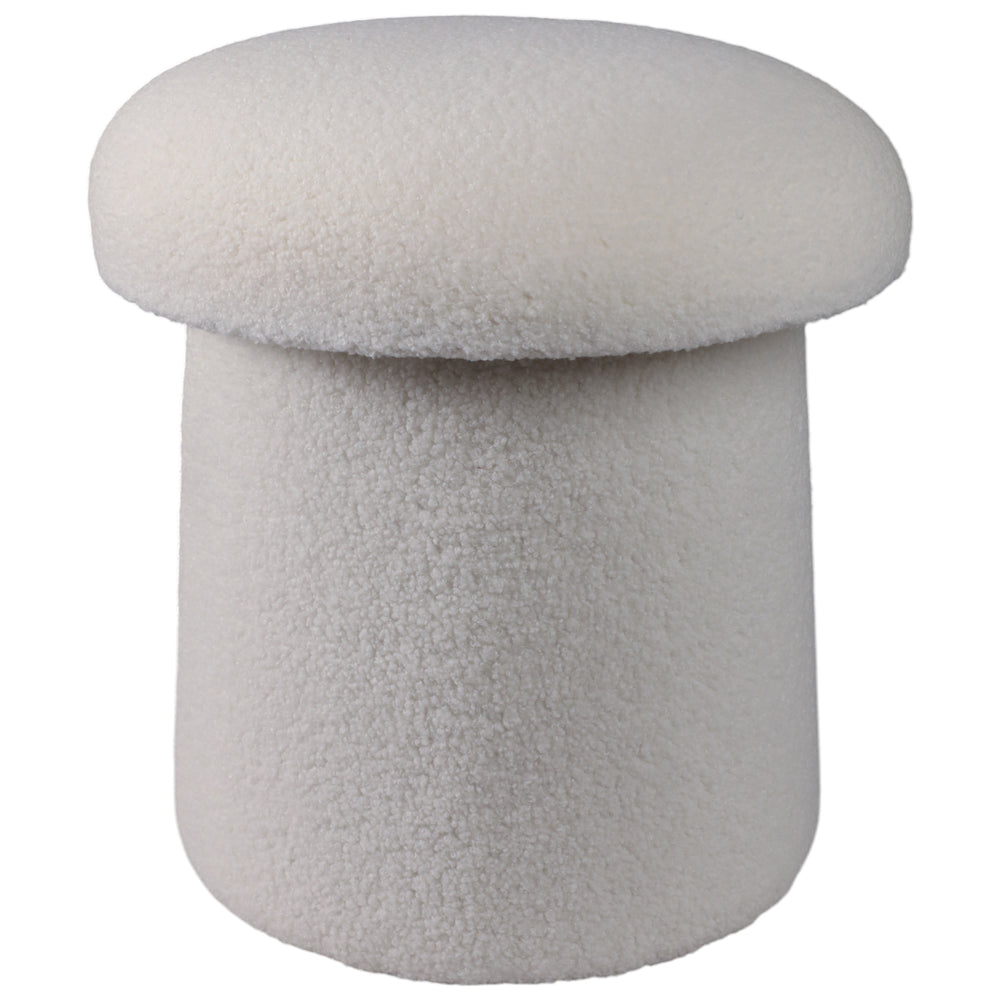 Mushroom Ottoman, Ivory