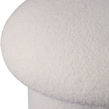 Mushroom Ottoman, Ivory