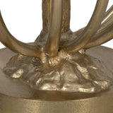 Mushrooms Accent Table, Gold