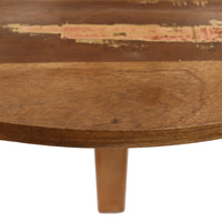 Bech Round Dining Table, Medium Brown