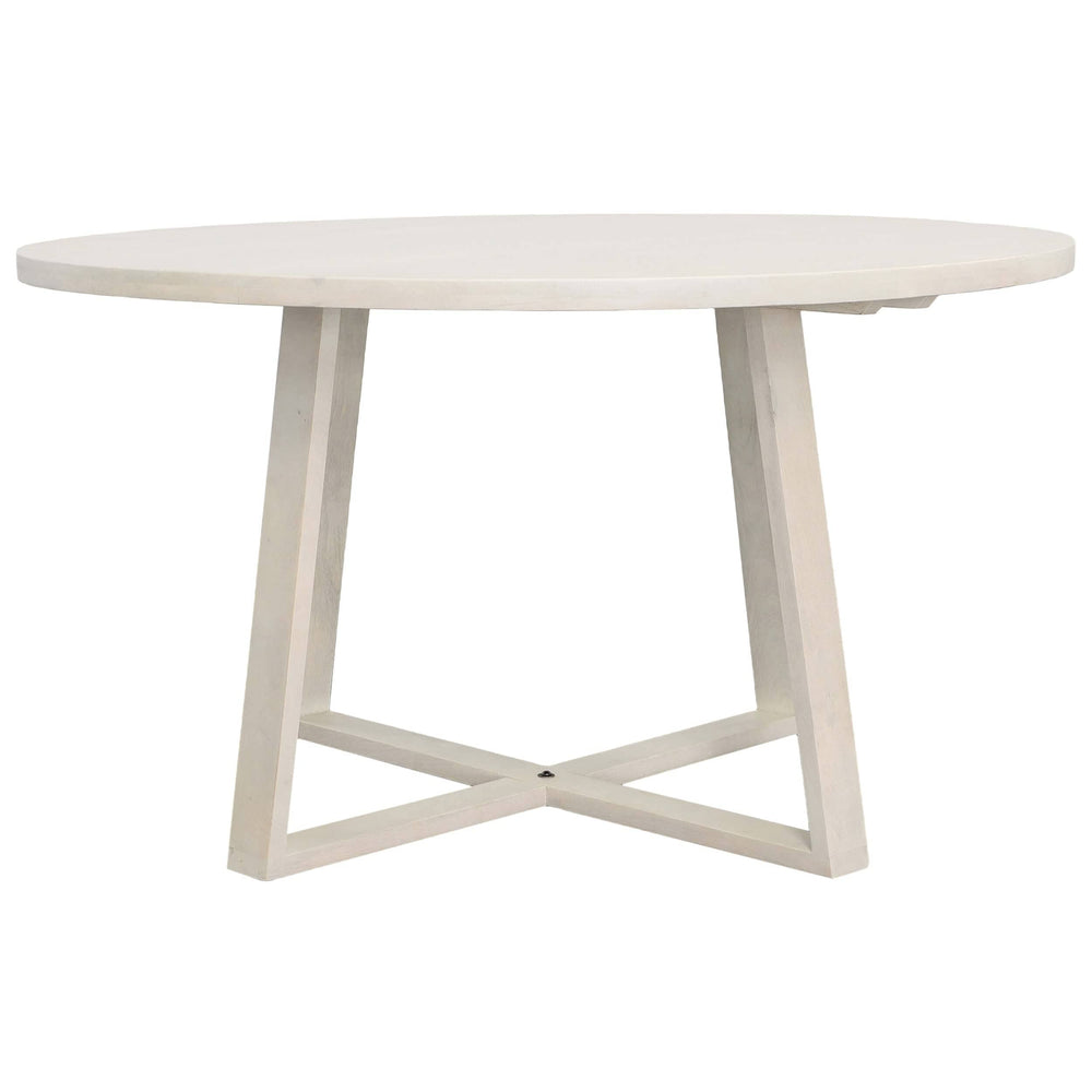 Bech Round Dining Table, White Wash-Furniture - Dining-High Fashion Home