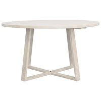 Bech Round Dining Table, White Wash-Furniture - Dining-High Fashion Home