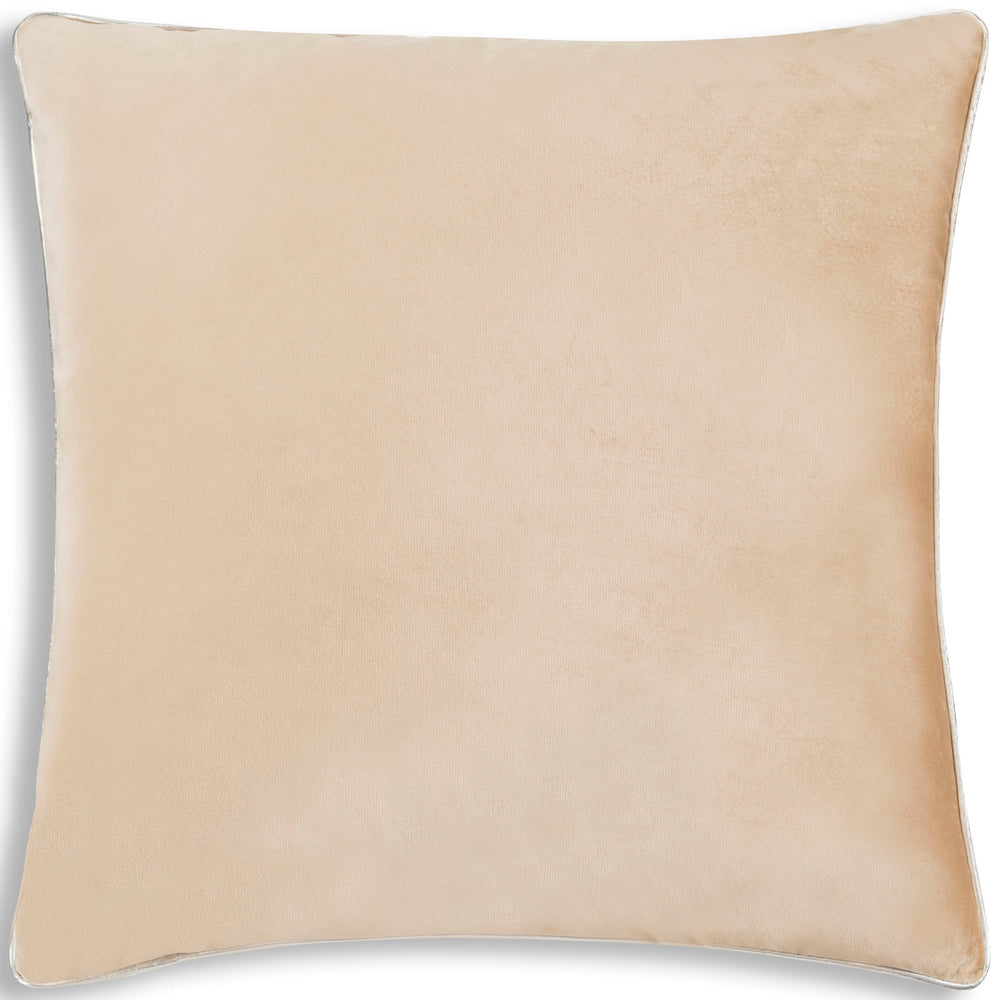 Noah Pillow, Beige/Silver
