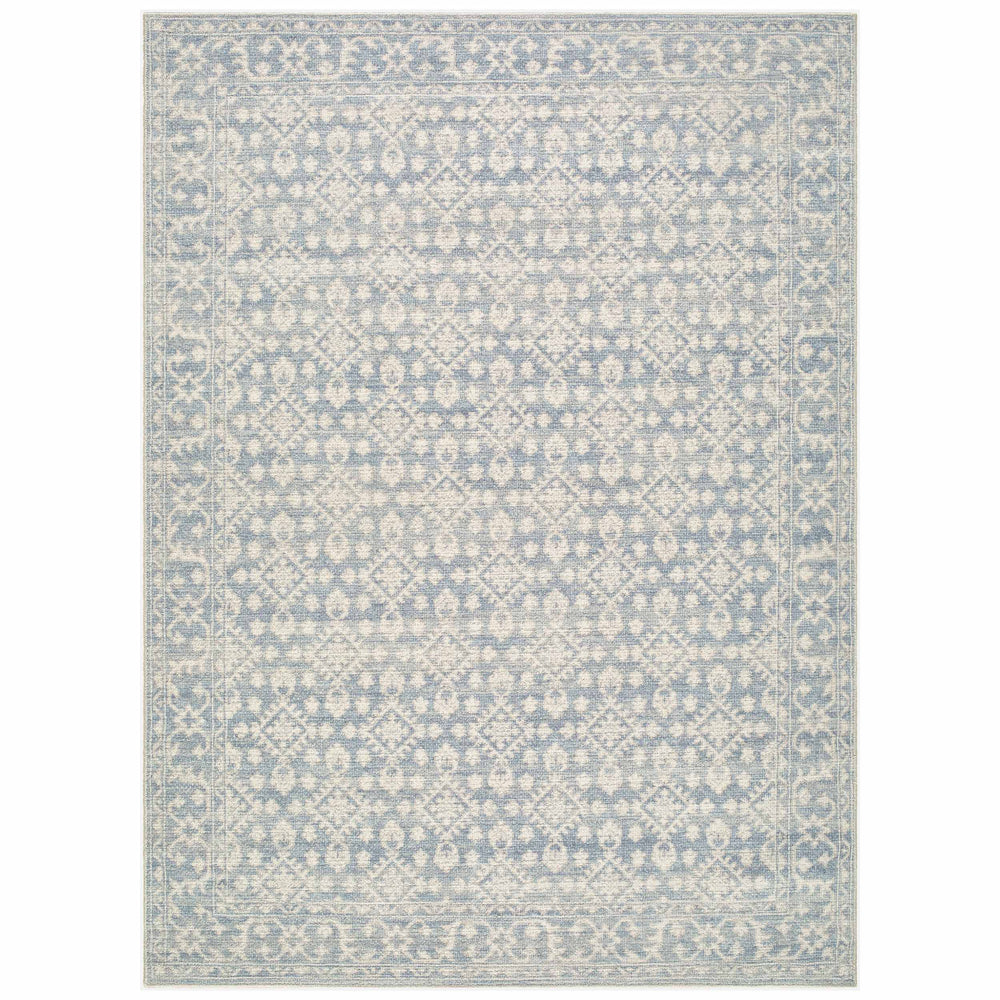 Nabela Noor Home x Livabliss Rug Aram NBAR-2302, Beige/Blue
