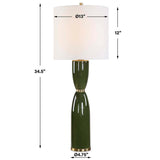 Nacua Table Lamp, Deep Green