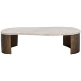 Nafisa Coffee Table, Grey-Furniture - Accent Tables-High Fashion Home