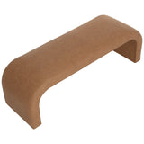 Nahara Bench, Milliken Cognac-Furniture - Benches-High Fashion Home