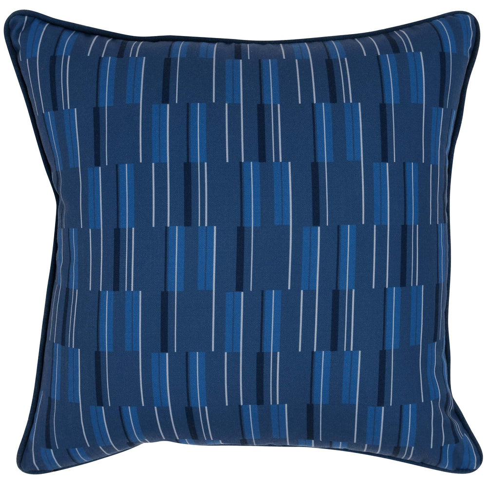 Nantucket Outdoor Pillow, Blue-Accessories-High Fashion Home