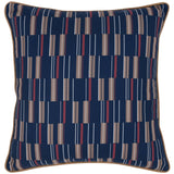 Nantucket Outdoor Pillow, Blue Multi-Accessories-High Fashion Home