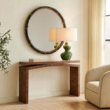 Naoko Console Table, Dark Walnut
