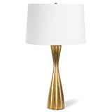 Naomi Table Lamp, Gold Leaf-Accessories-High Fashion Home