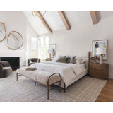 Napa King Bed, Lila Linen