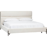Napa King Bed, Nomad Snow-Furniture - Bedroom-High Fashion Home