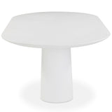 Nara 84" Outdoor Dining Table, White