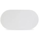 Nara 84" Outdoor Dining Table, White