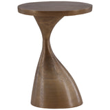 Nara Side Table, Antique Brass