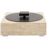 Natural Luxe Box, Travertine-Accessories-High Fashion Home