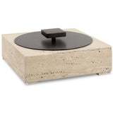 Natural Luxe Box, Travertine-Accessories-High Fashion Home