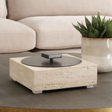 Natural Luxe Box, Travertine-Accessories-High Fashion Home