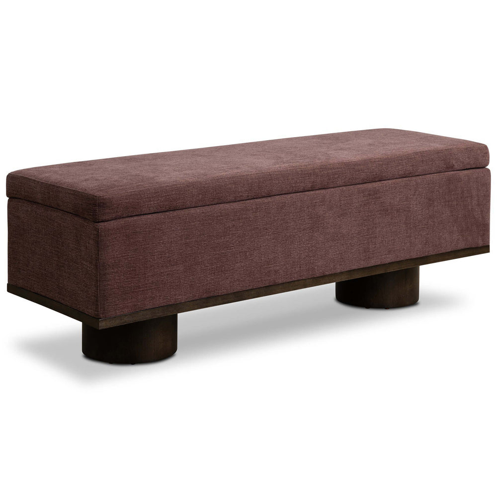 Navi Trunk, Laughlin Plum by Four Hands-Furniture - Benches-High Fashion Home