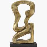 Neblina Sculpture, Antiqued Gold-Accessories-High Fashion Home