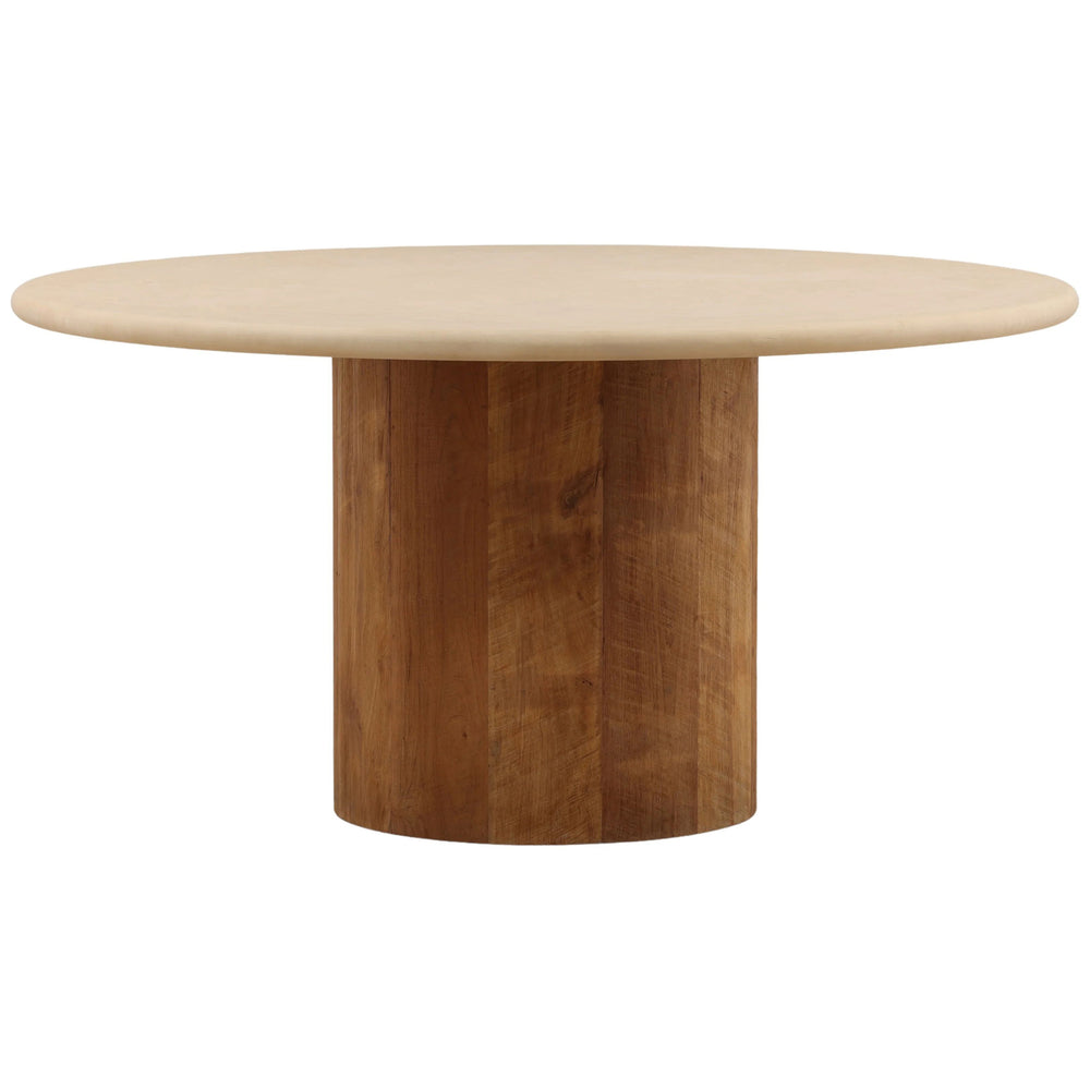 Neil Dining Table, Sand-Furniture - Dining-High Fashion Home