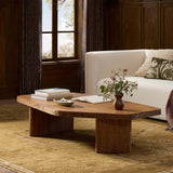 Nella Coffee Table, Warm Chestnut by Four Hands-Furniture - Accent Tables-High Fashion Home